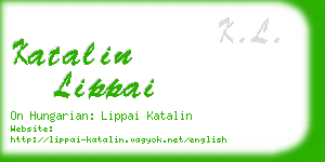 katalin lippai business card